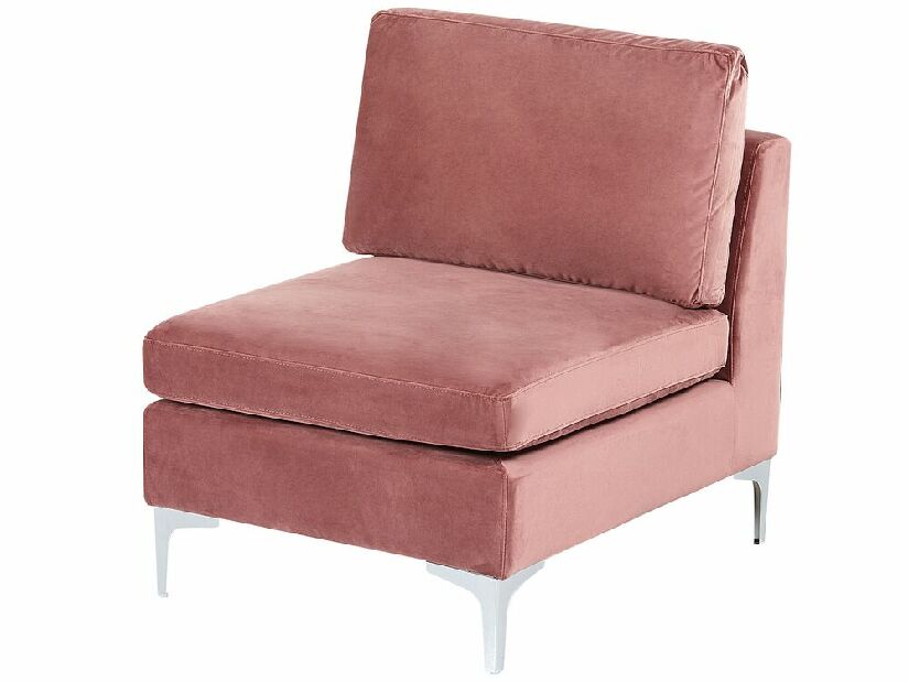 Rohová sedacia súprava s taburetkou Eldridge (ružová) (P)