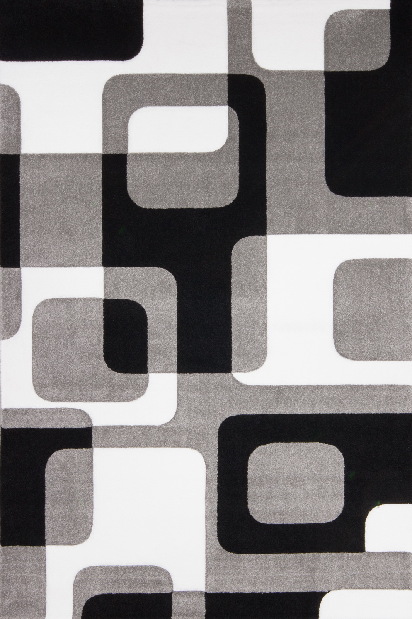 Kusový koberec Lambada Handcarving 463 Silver-Black 80x150 cm *bazár