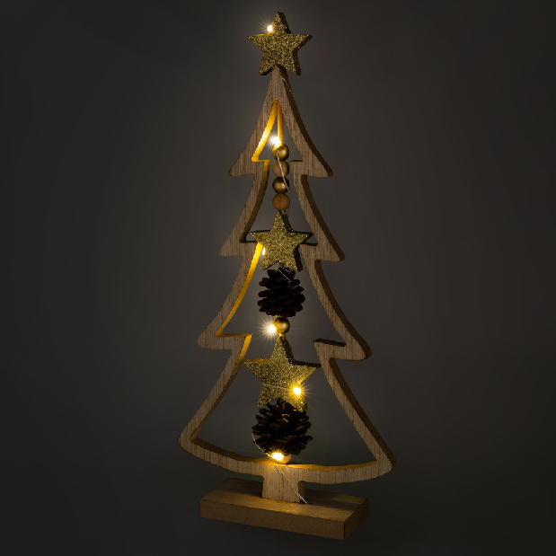 Vianočný drevený strom Retlux RXL 314