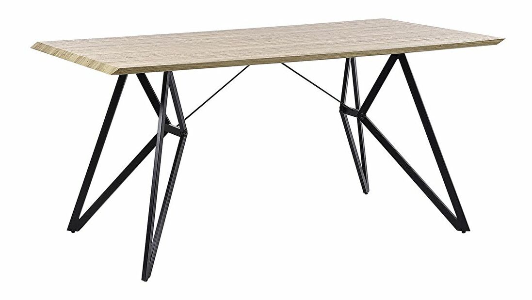 Jedálenský stôl BURGOS (pre 6 osôb) (svetlé drevo)