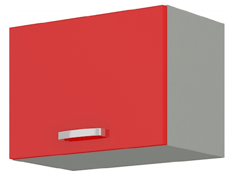 Horná kuchynská skrinka Roslyn 60 GU 36 1F (červená + sivá)