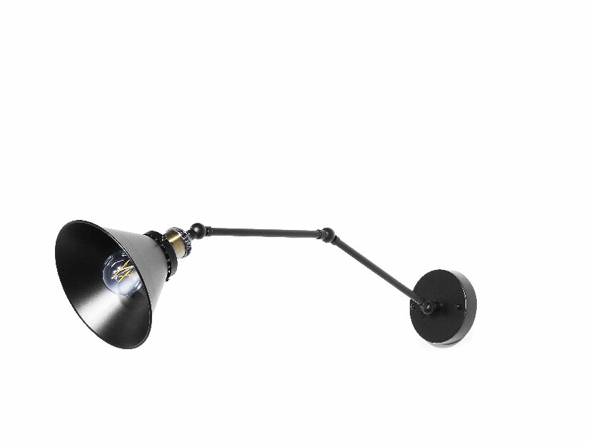 Nástenná lampa Nariva (čierna)