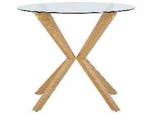 Okrúhly jedálenský stôl Astri (priehľadná) (pre 4 osoby)