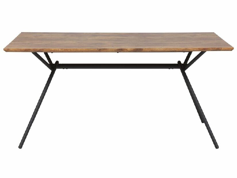 Jedálenský stôl AMSTARO (tmavé drevo) (pre 6 osôb)