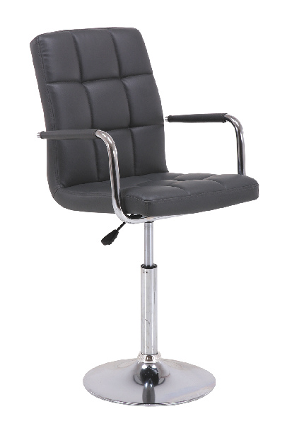 barová stolička C-152 (ekokoža sivá)