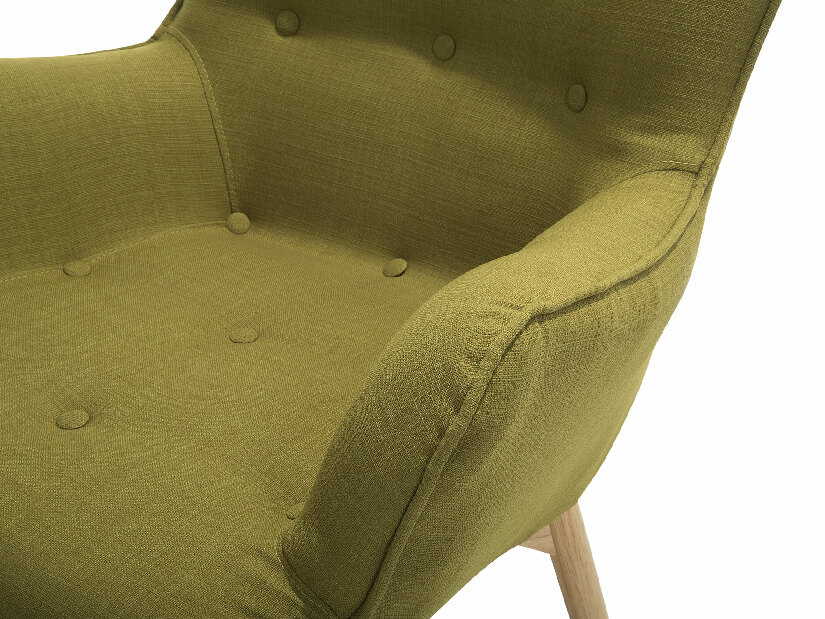 Kreslo VIADENE (textil) (olivovo zelená)