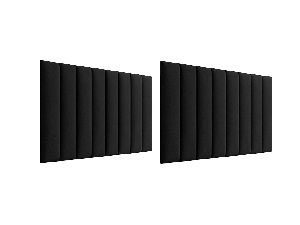 Set 2ks čalúnených nástenných panelov Mirjan Pazara 80x20 (manila 18) *výpredaj