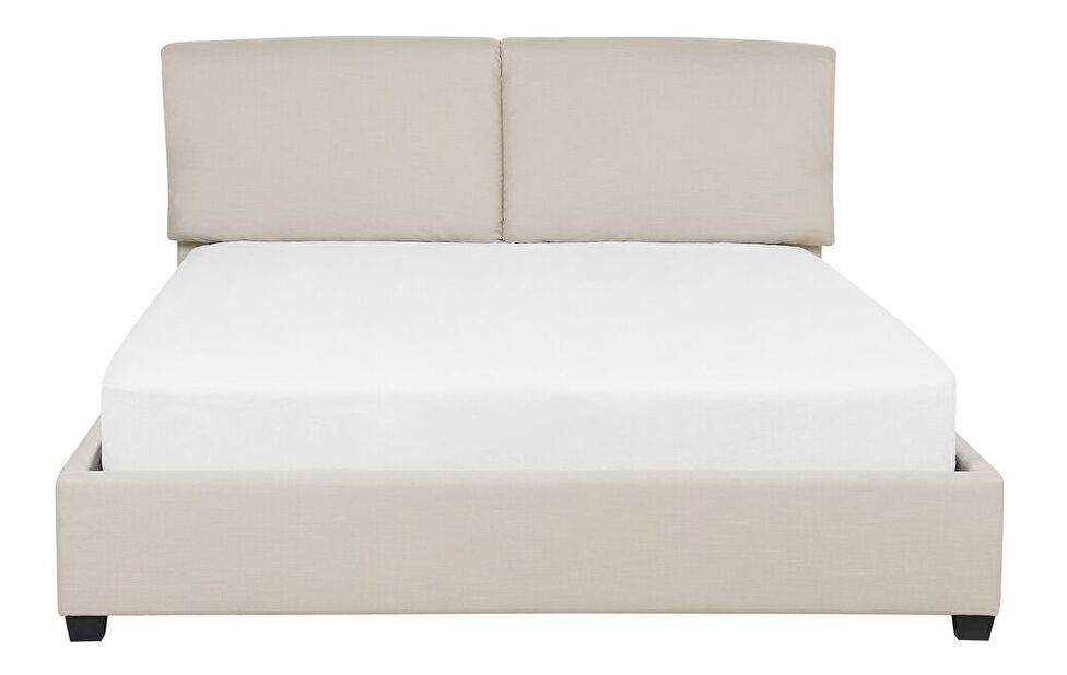 Manželská posteľ 140 cm BELLA (s roštom) (béžová)