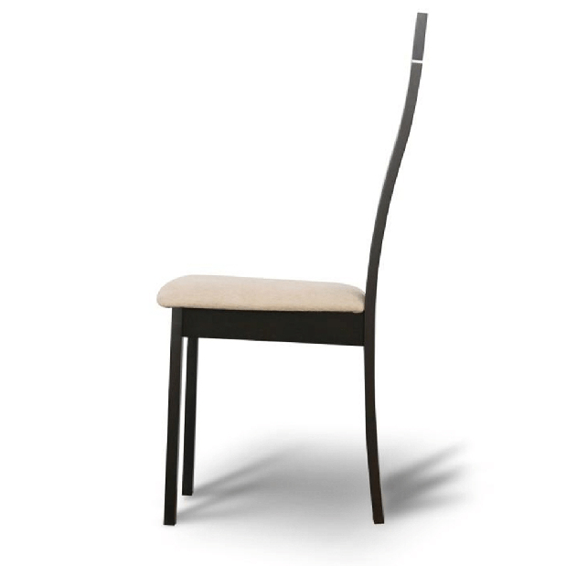 Jedálenská stolička Dezi (wenge + béžová)