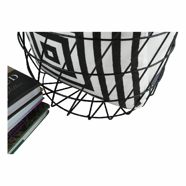 Príručný stolík Bana typ 2 (grafit + čierna)