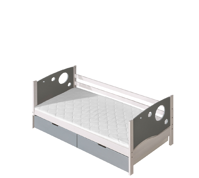 Jednolôžková posteľ 80 cm Kolin (s roštom a úl. priestorom)