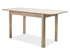 Rozkladací jedálenský stôl 105-140 cm Daniel (dub sonoma + dub sonoma) (pre 4 až 6 osôb)
