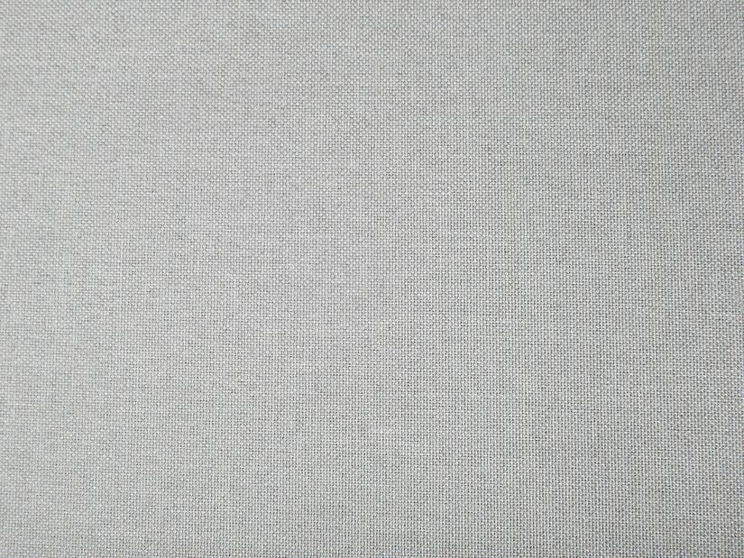 Modulárna sedačka v tvare U FELLE (polyester) (svetlosivá) (pre 6 ľudí) (s taburetkou)