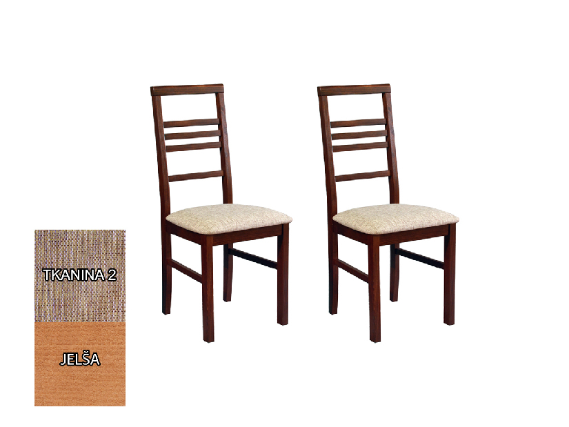 Set 2 ks. jedálenských stoličiek Melte (tkanina 2) *výpredaj
