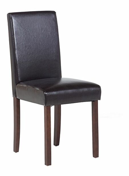 Jedálenská stolička Borway (tmavohnedá)