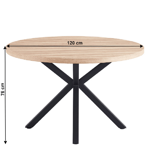 Jedálenský stôl Marica (hnedá)