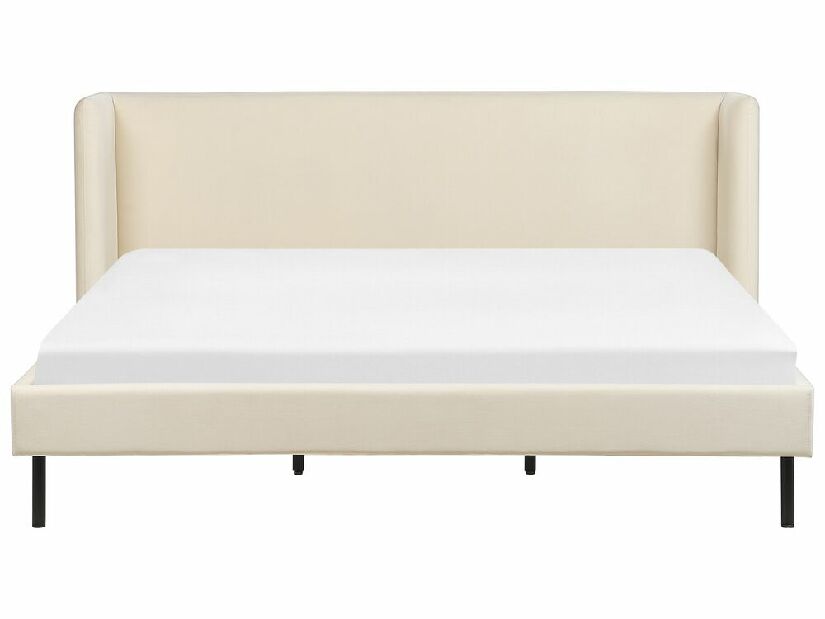 Manželská posteľ 180 cm Aimei (béžová) (s roštom)