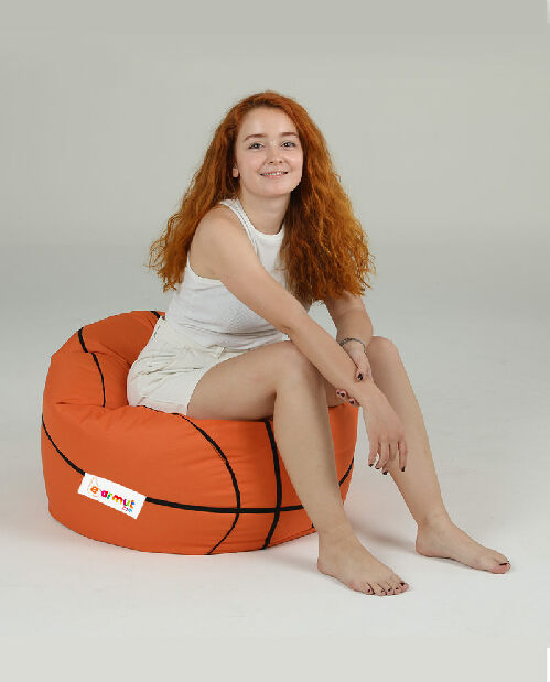 Sedací vak Basket (Oranžová)