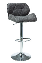 Barová stolička Eldan (sivá)