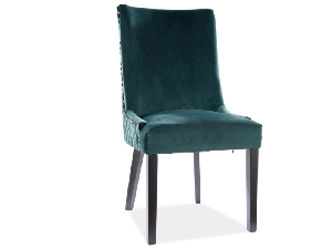 Jedálenská stolička Lelah (zelená + čierna)