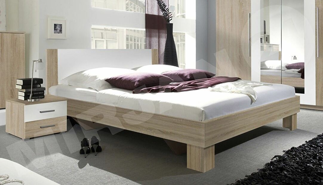 Manželská posteľ 180 cm + nočné stolíky Vesa *výpredaj