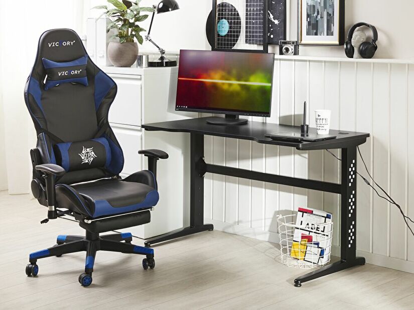 PC stolík DAXAR (čierna)