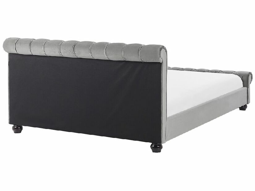 Manželská posteľ 180 cm ARCHON (s roštom) (sivá)