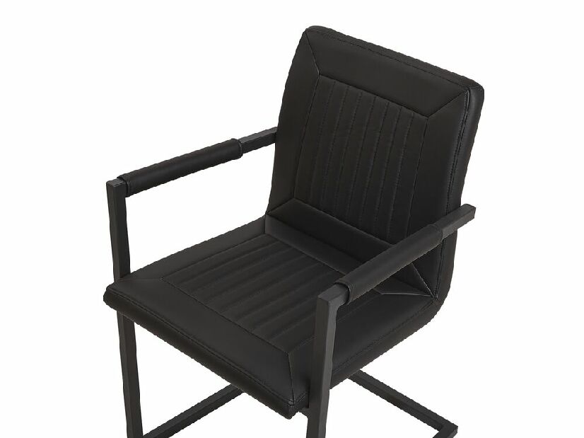 Set 2 ks. jedálenských stoličiek BOLENDE (čierna)