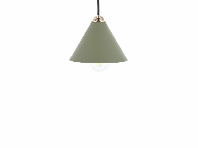 Závesná lampa Agron (olivovo zelená)