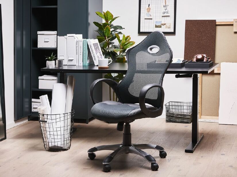 Kancelárska stolička Isit (šedo-zelené)