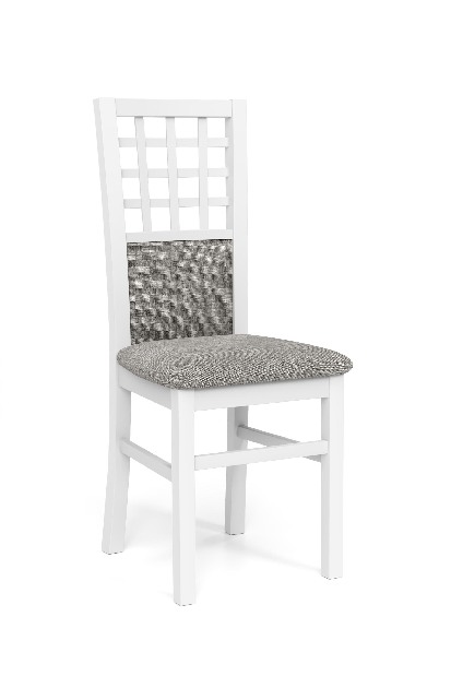 Jedálenská stolička Garret 3 (biela + sivá)