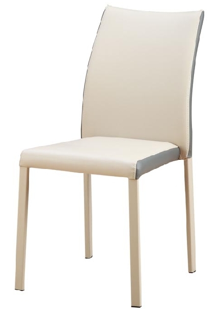 Jedálenská stolička K182 svetlobéžová + sivá