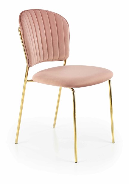 Jedálenská stolička Kwer (ružová)