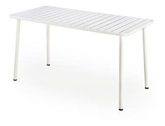 Záhradný stôl Basto 1 (biela) (pre 6 osôb)