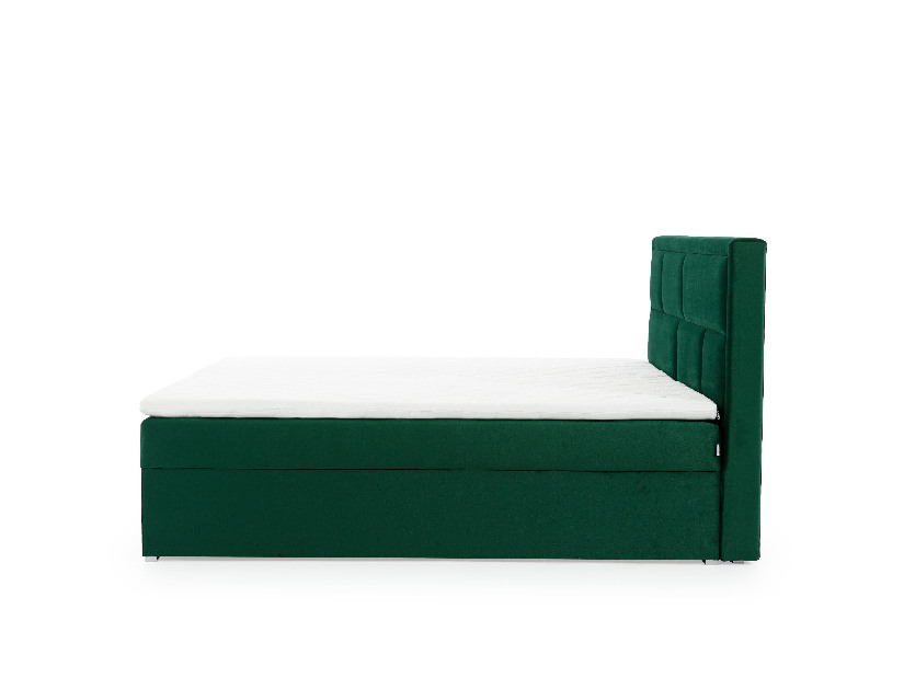 Kontinentálna posteľ 180 cm Menera (zelená)