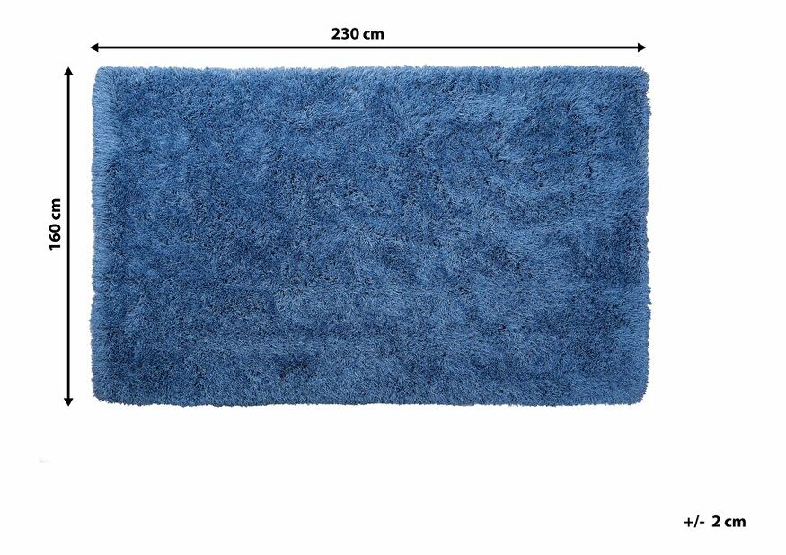Koberec 230 cm Caiguna (modrá)