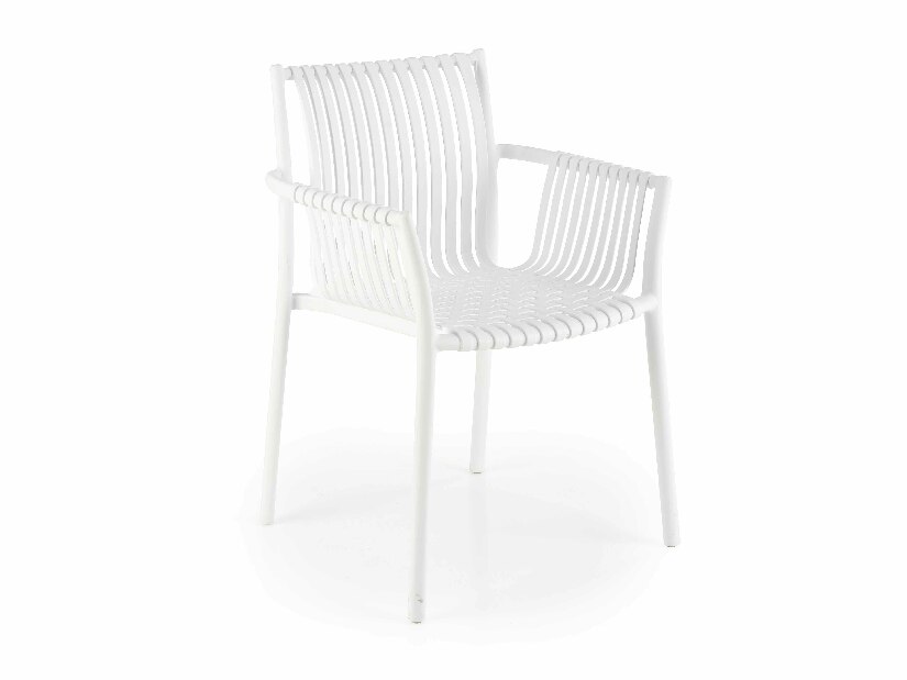 Jedálenská stolička Keto (biela)