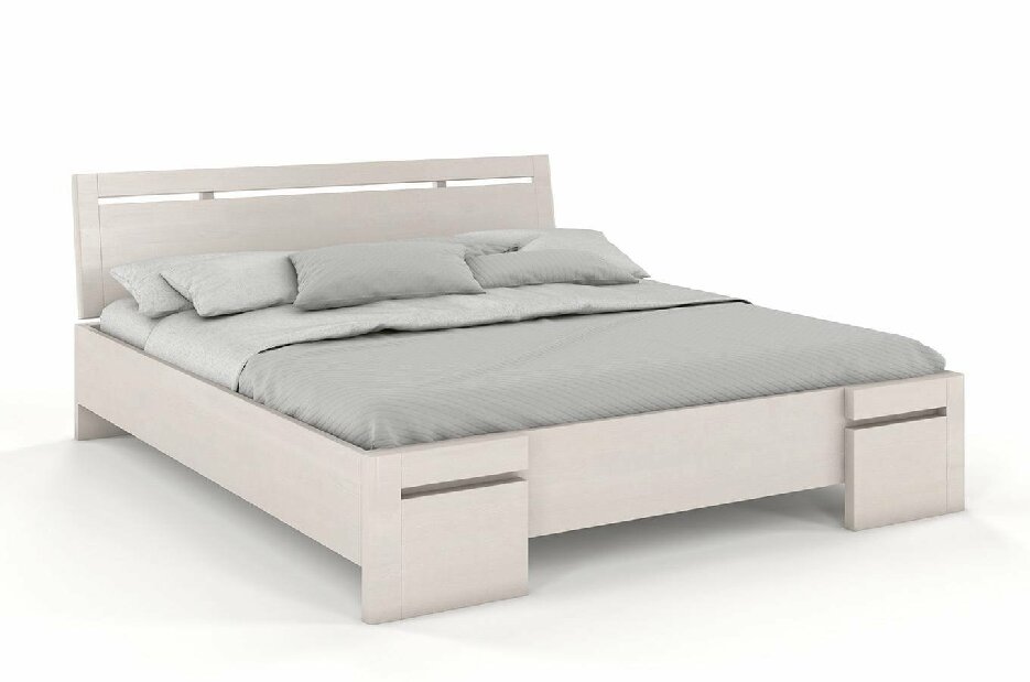 Manželská posteľ 160 cm Naturlig Bokeskogen High (borovica)