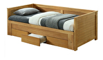 Jednolôžková rozkladacia posteľ 90 cm Greta (s roštami)