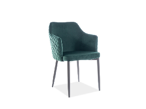 Jedálenská stolička Amiee (zelená + sivá)