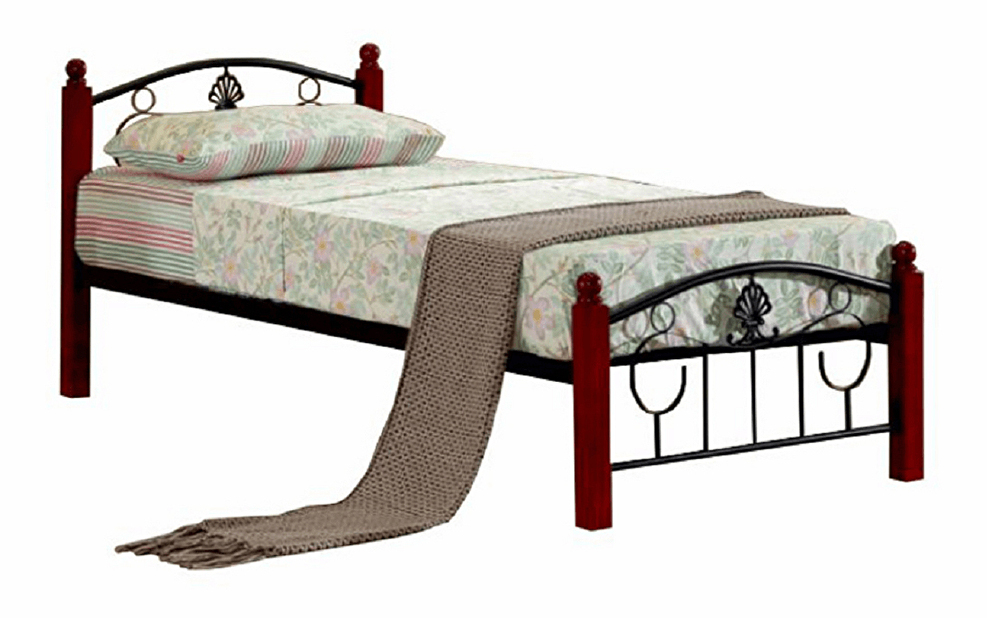 Jednolôžková posteľ 90 cm Margery (s roštom)