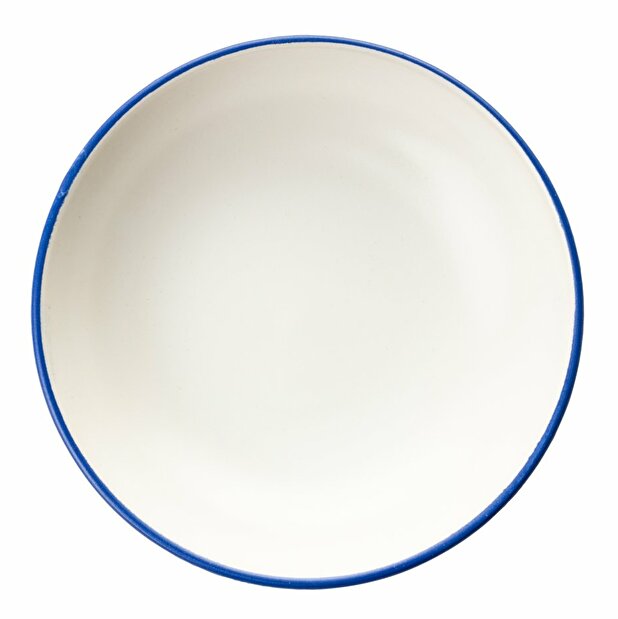 Raňajková súprava (18 ks.) Mono (modrá + biela)
