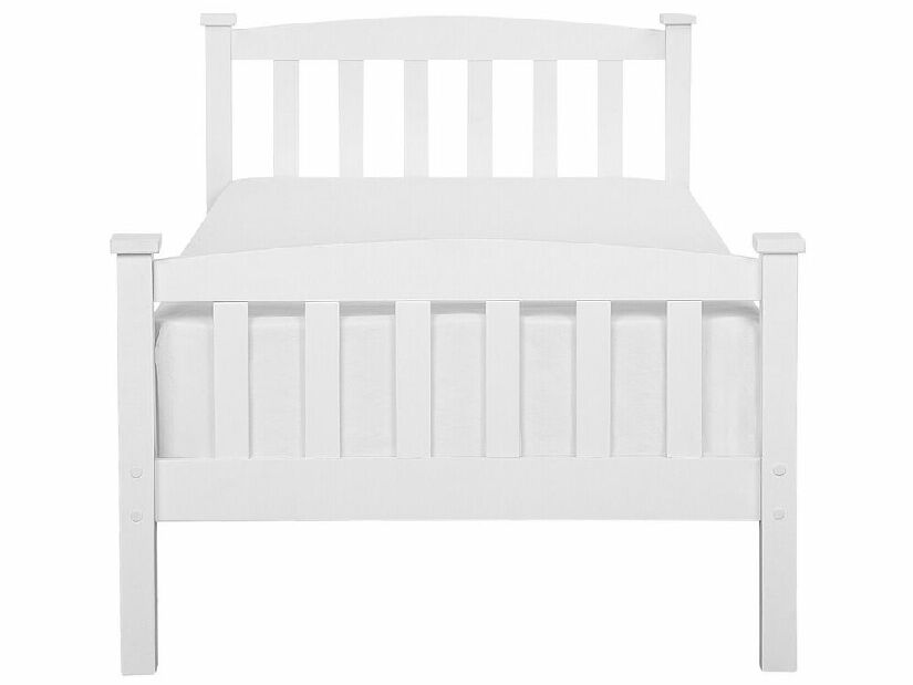 Jednolôžková posteľ 90 cm GERNE (s roštom) (biela)