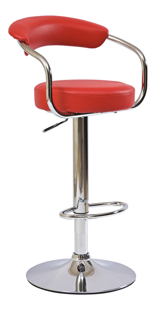 Barová stolička C-231 Krokus červená
