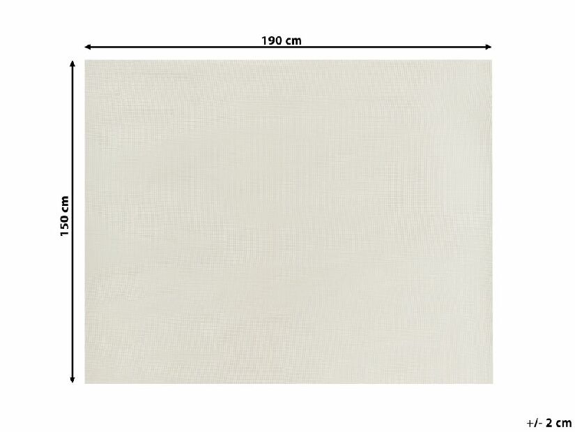 Protišmyková podložka pod koberec OSMO 150x190 cm (PVC) (biela)