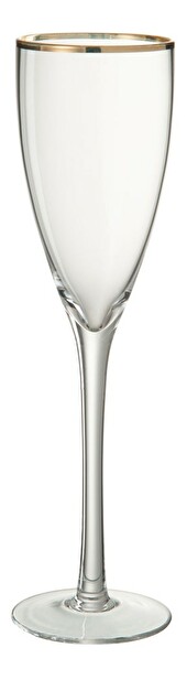 Pohár na šampanské Jolipa Sophisticated Delights (7x7x25cm) (Priehľadná)