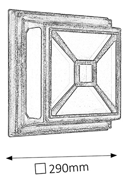 Vonkajšie svietidlo Darius 8190 (antická zlatá)