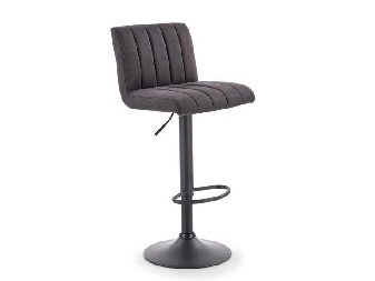 Barová stolička Haki (sivá + čierna)