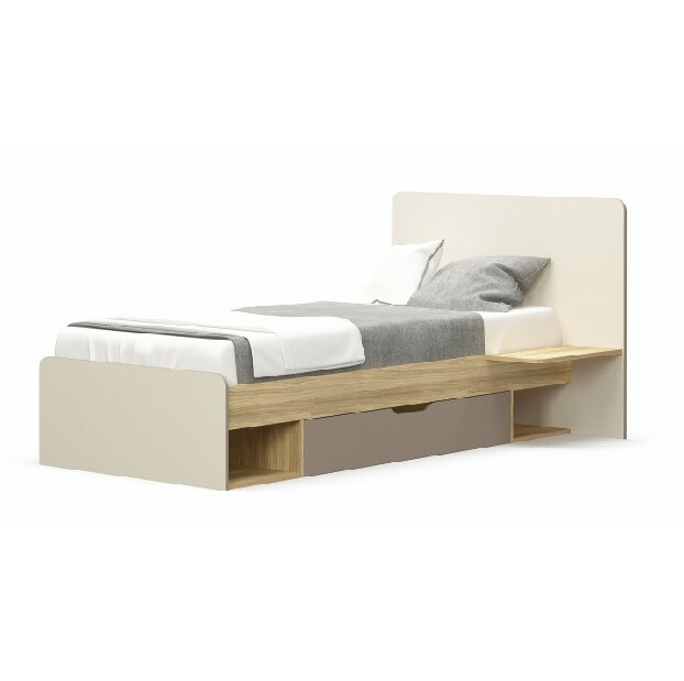Jednolôžková posteľ 90 cm Lotty 1S/90 (s úl. priestorom)