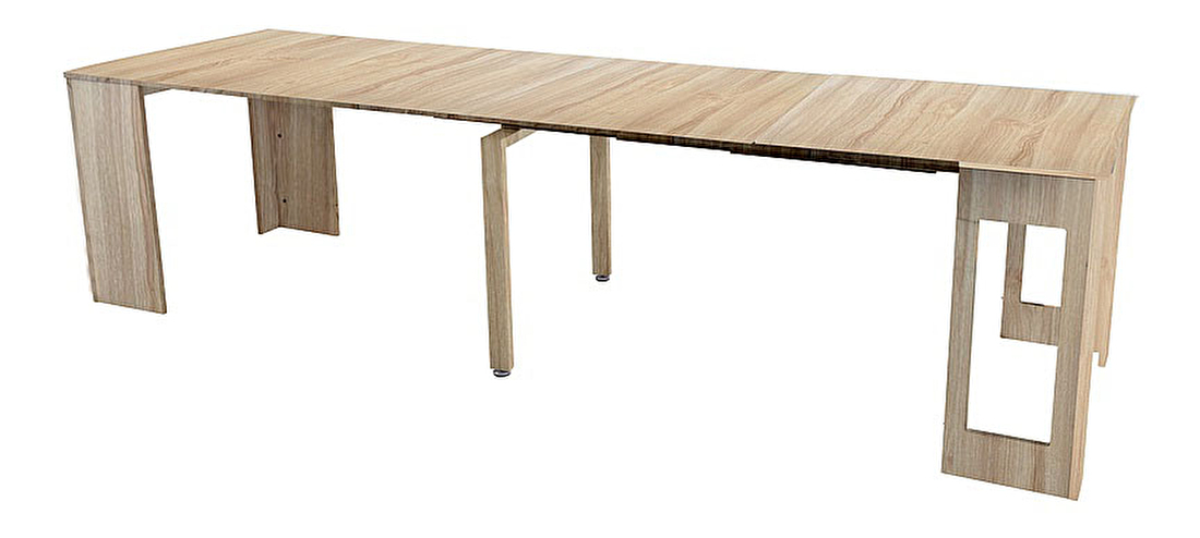 Rozkladací jedálenský stôl 60-300 cm Raye (dub + dub) (pre 8 a viac osôb)